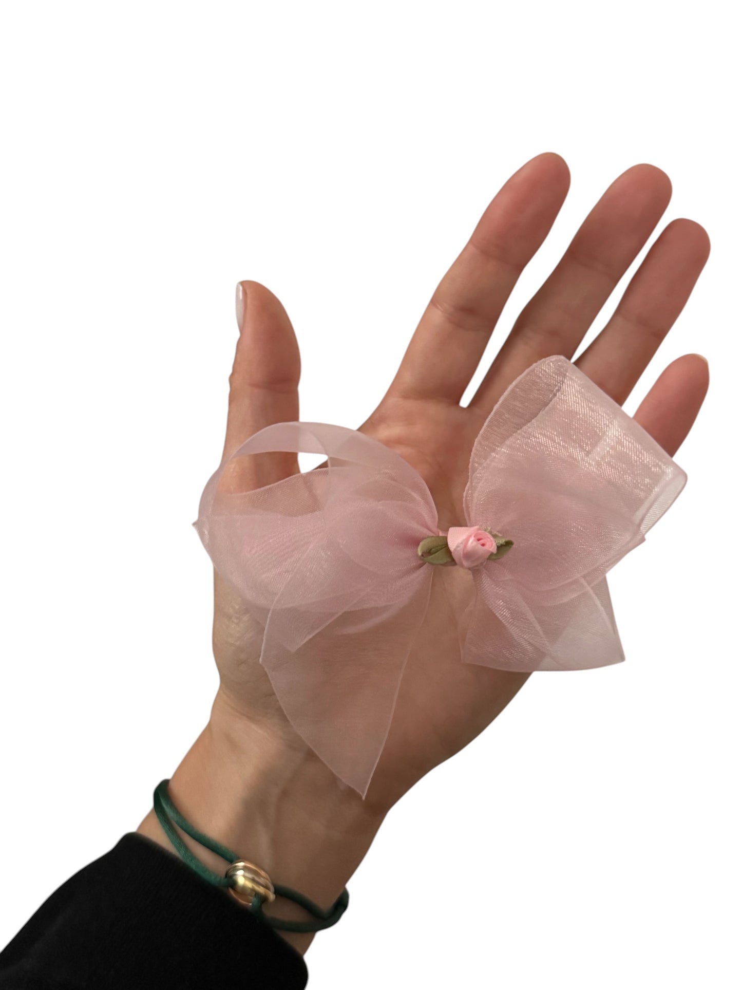 Rosette Organdy Bow