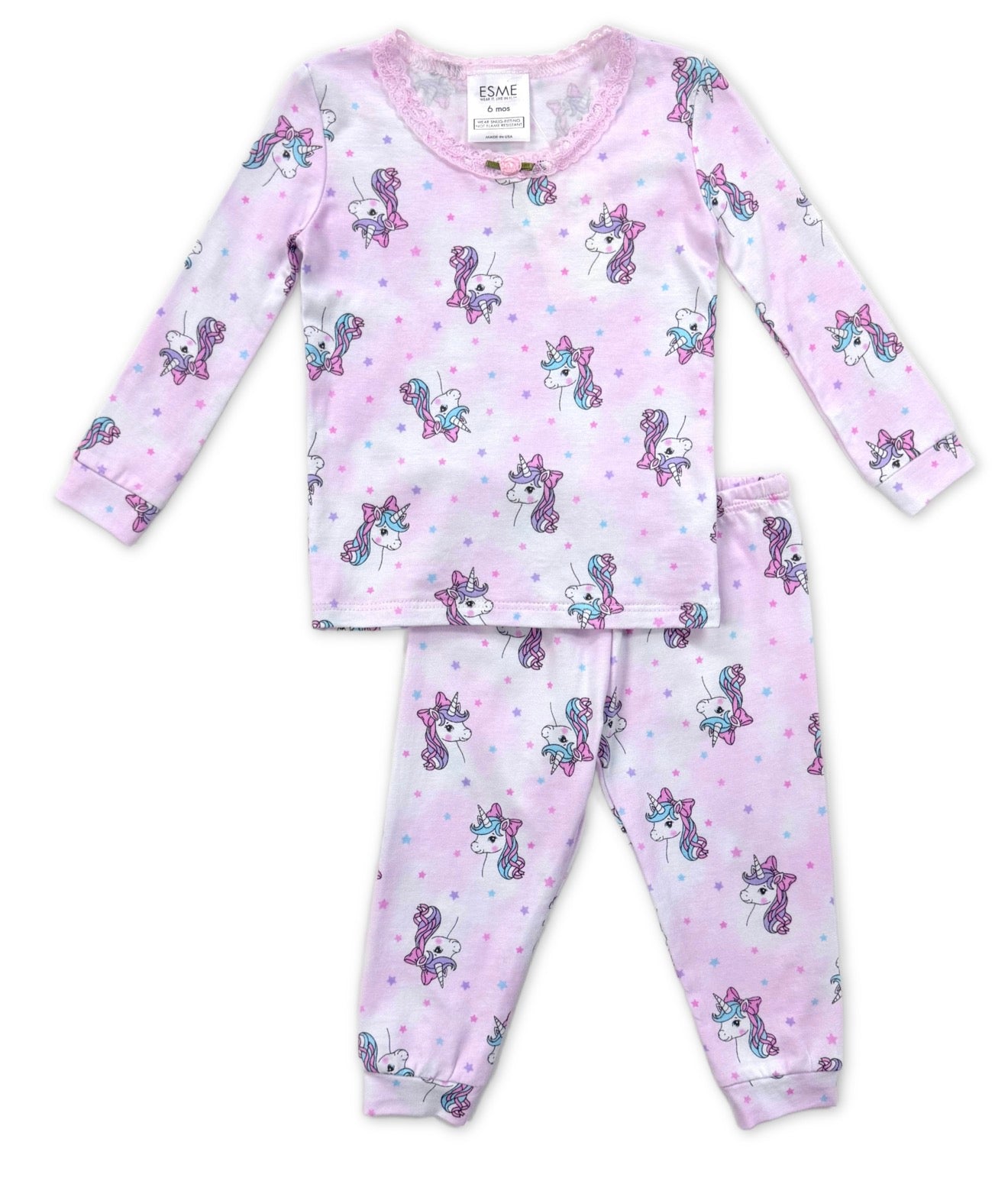 Girls Unicorn Pajama Set