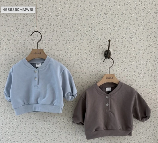 Henley Sweatshirt/Jogger Set