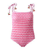 Gingham One Piece