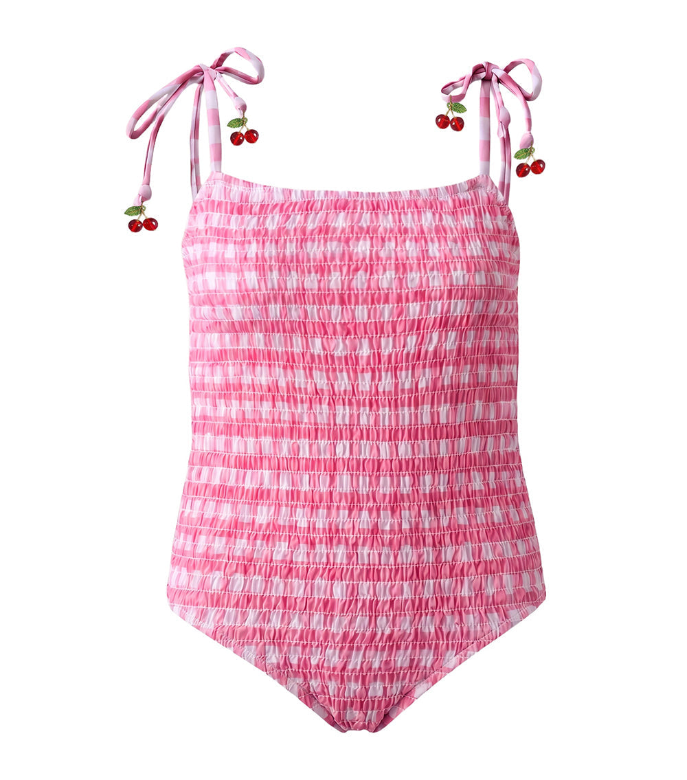 Gingham One Piece