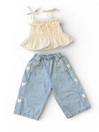 Heart Denim Pants