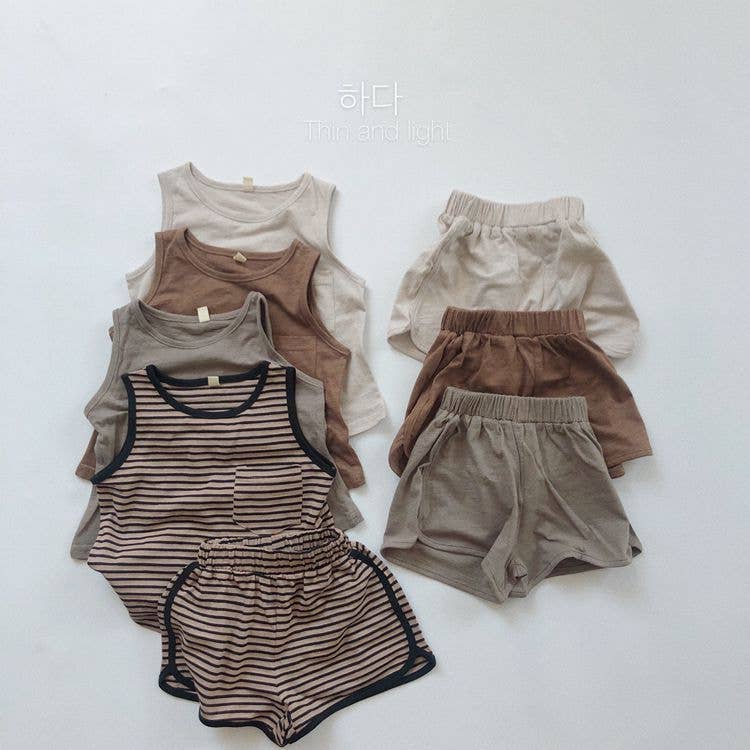 Retro Striped Set