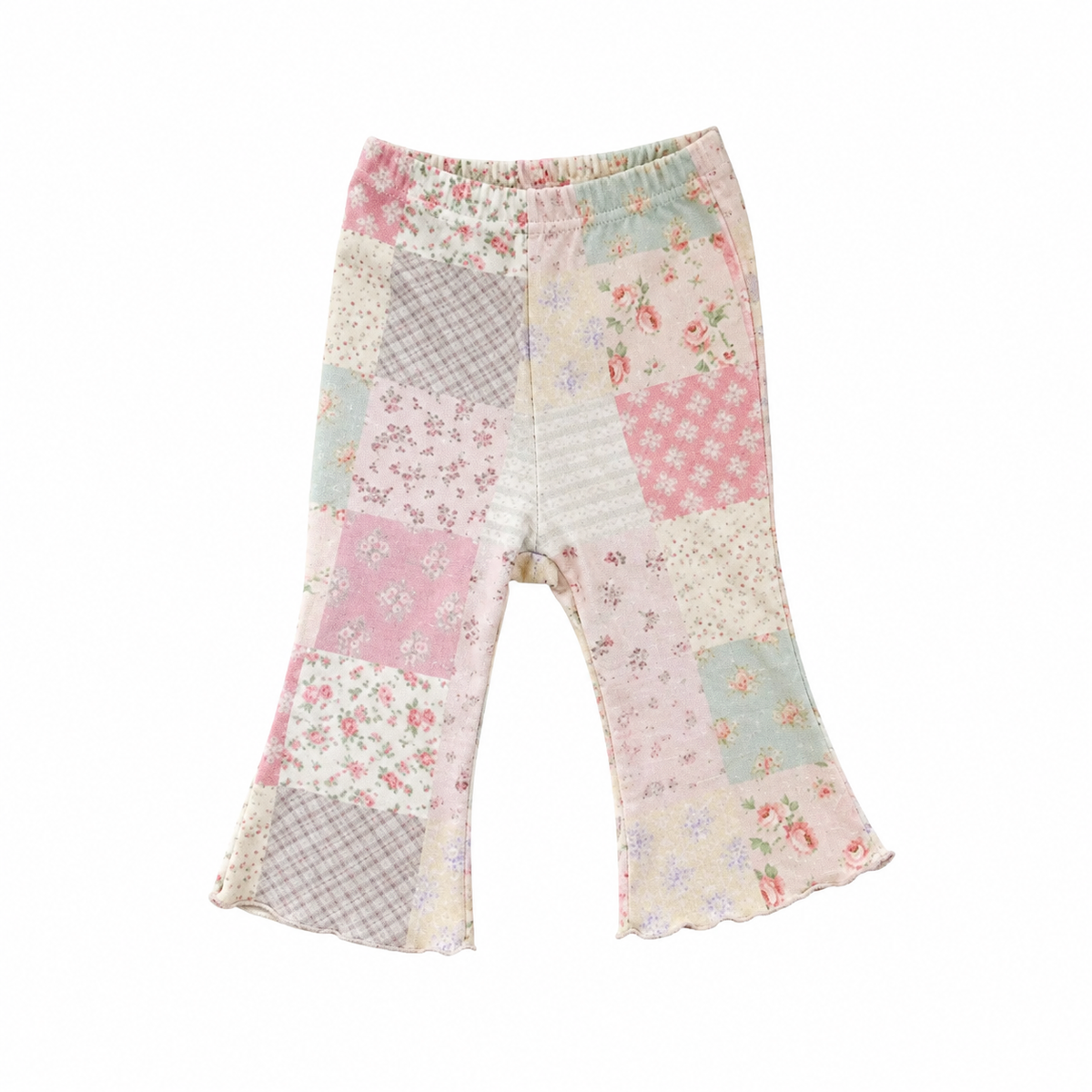 Baby Patch Bootcut Pants