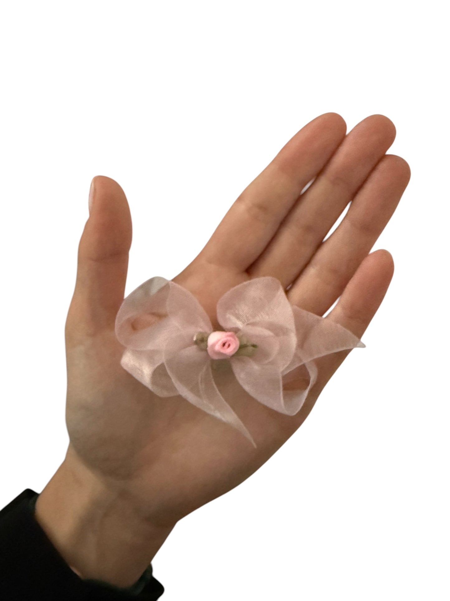 Rosette Organdy Bow