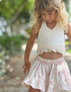 Bows Ra Ra Skirt and Halter Set