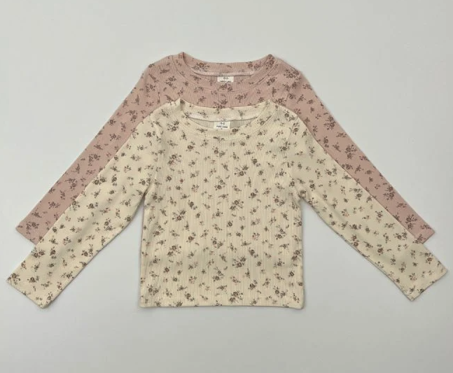 Tiny Floral Round Tee