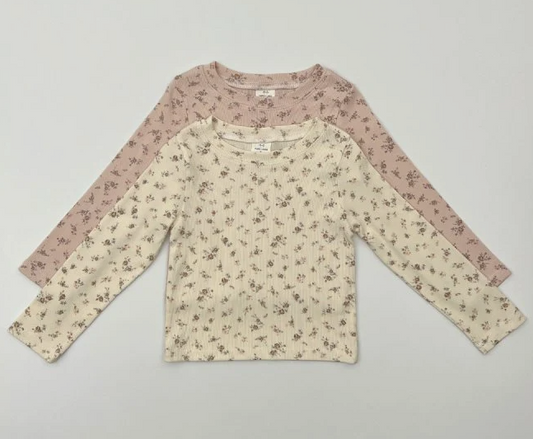 Tiny Floral Round Tee