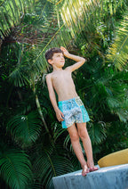 Pastel Bandana Swim Shorts