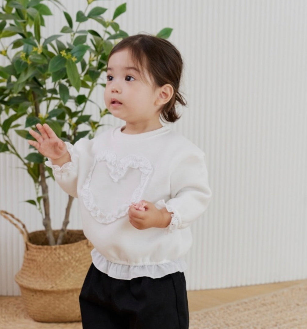 Heart Frill Sweatshirt