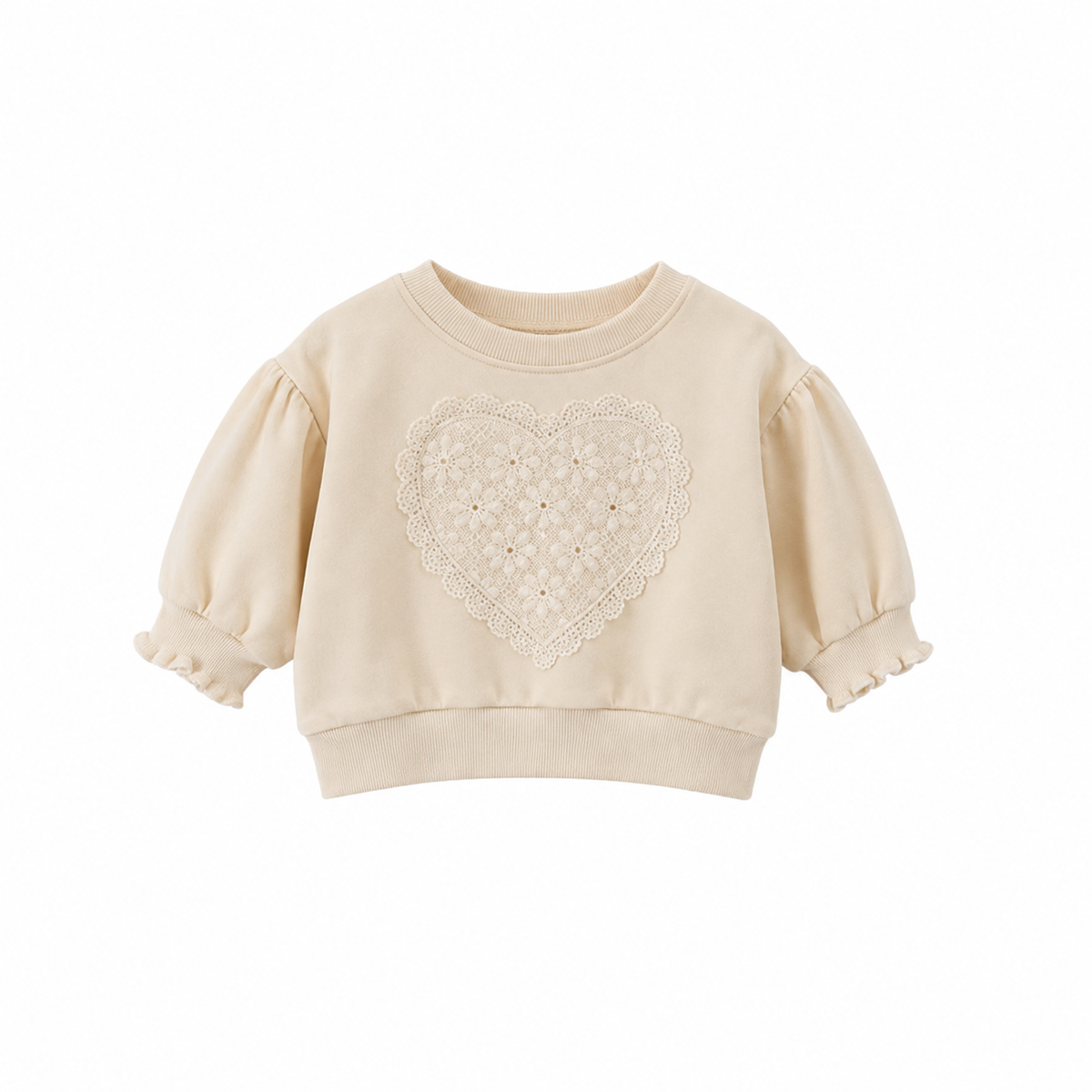 Baby Lacey Heart Sweatshirt