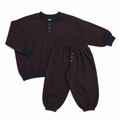Cooper Set in Deep Blue Chocolate Stripe