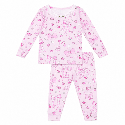 Big Girl Esme Summer Bows Pajamas