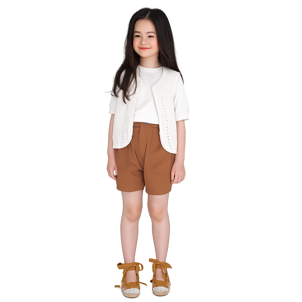Chloe Eyelet Vest
