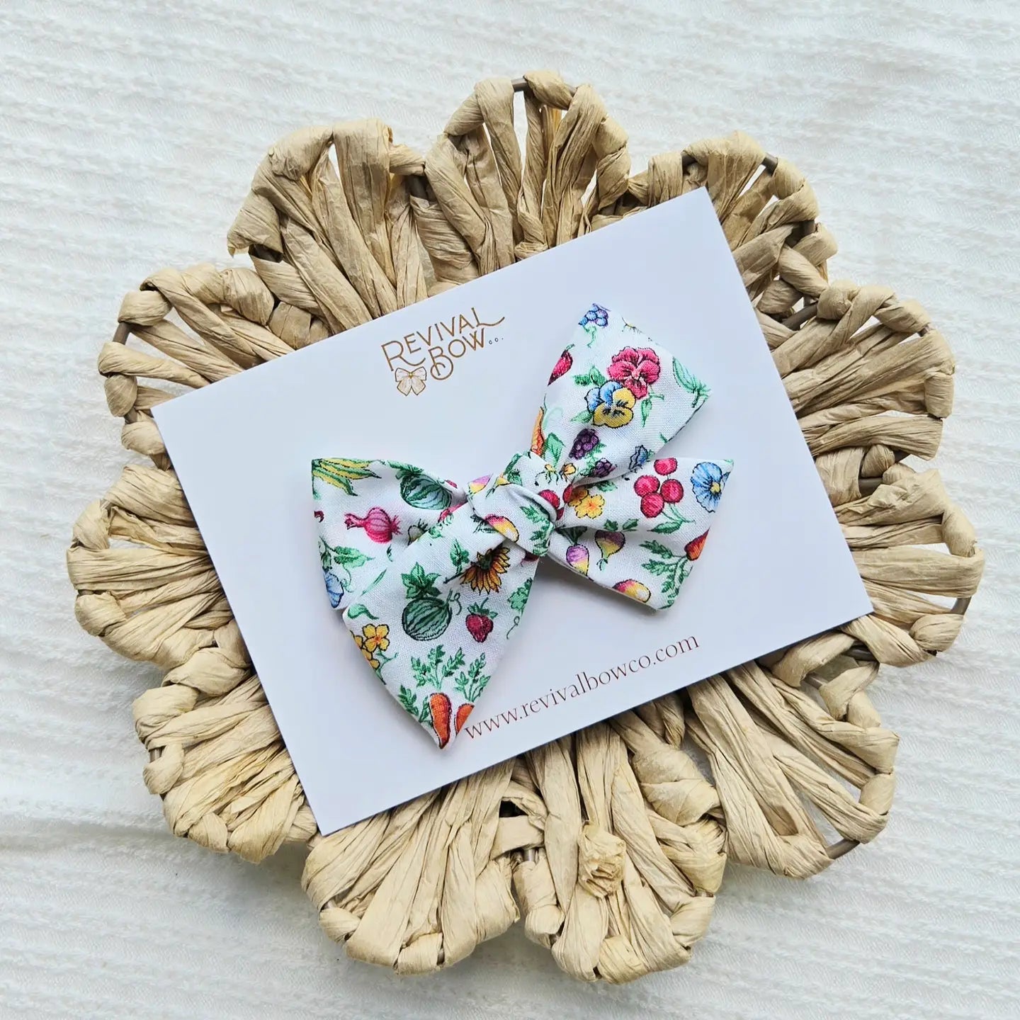 Classic Handtied Bow on Clip