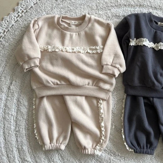 Lace Sweatshirt and Pants