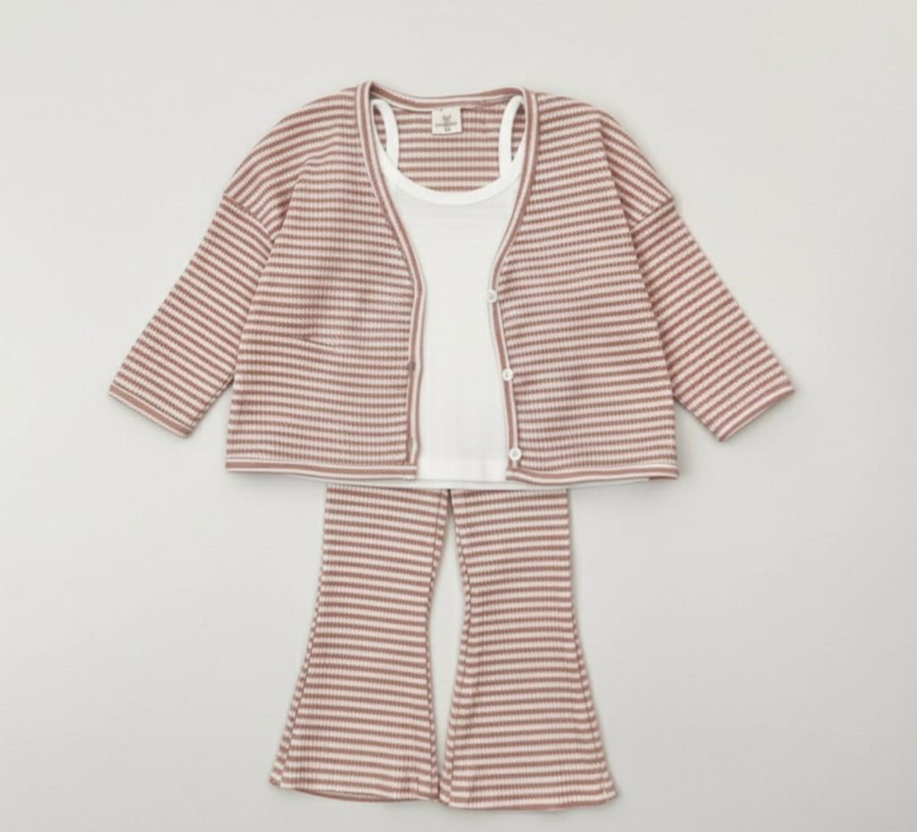 Milky Stripe Cardigan