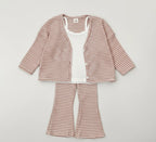Milky Stripe Cardigan