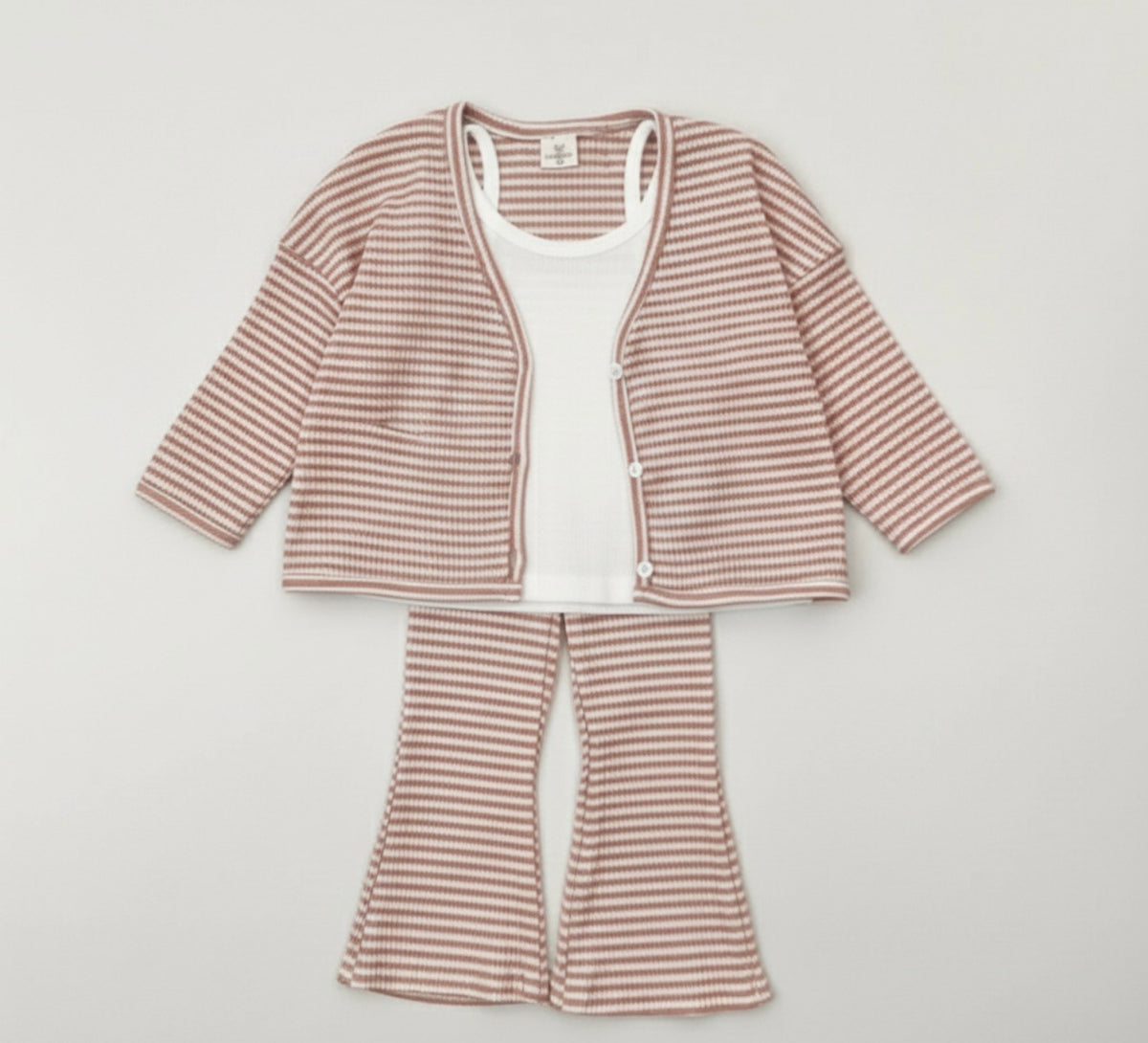 Milky Stripe Cardigan