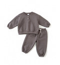 Henley Sweatshirt/Jogger Set