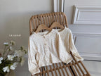 Swan Eyelet Cardigan