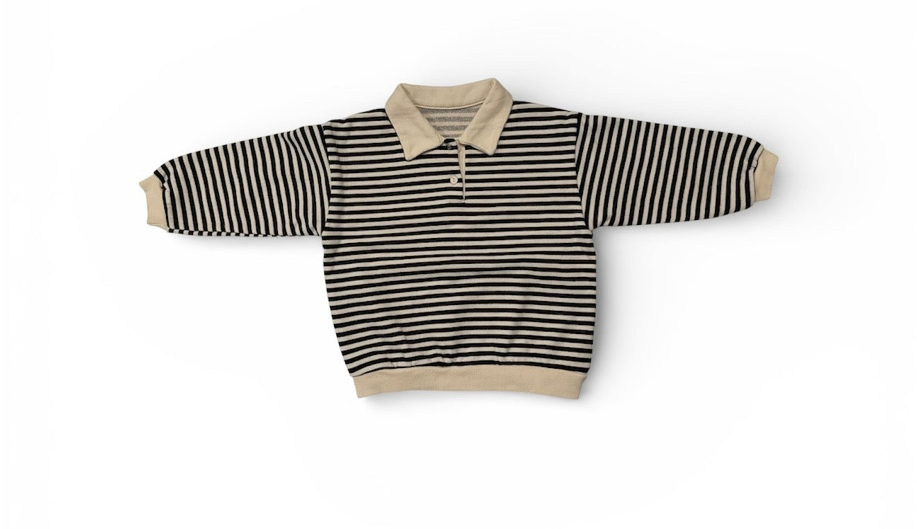 Olive Collar Sweatshirt
