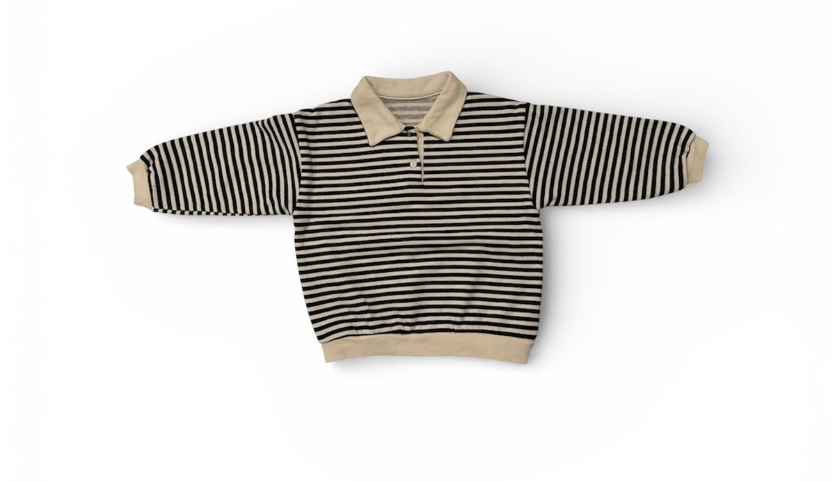 Olive Collar Sweatshirt