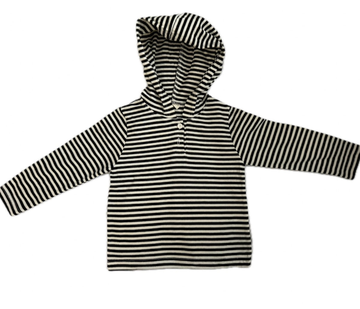 Slim Button Hoodie