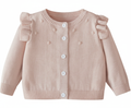Baby Pink Ruffle Cardigan