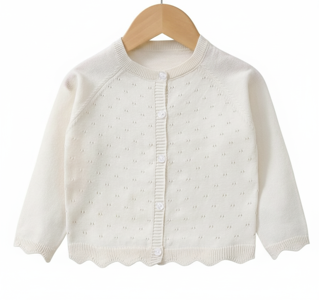 Baby Scalloped Cardigan