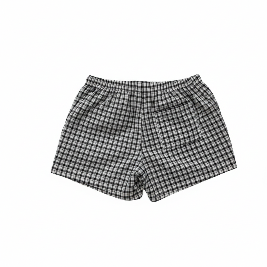 Check Pocket Shorts
