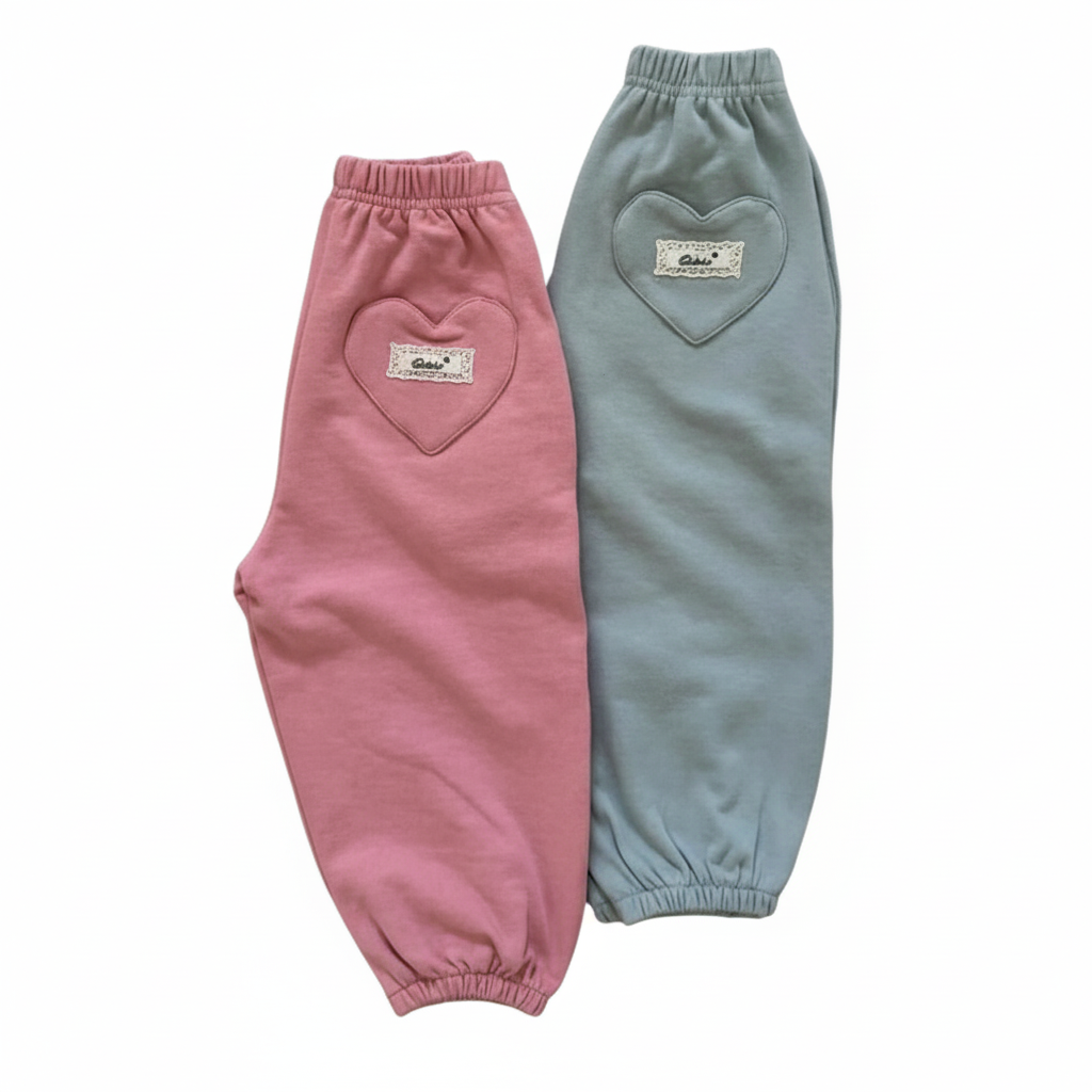 Jogger Pants with Heart Pocket