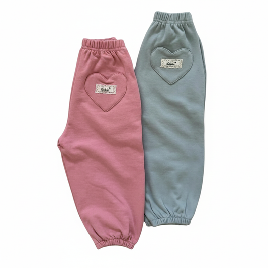 Jogger Pants with Heart Pocket