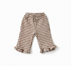 Gingham Frill Pants