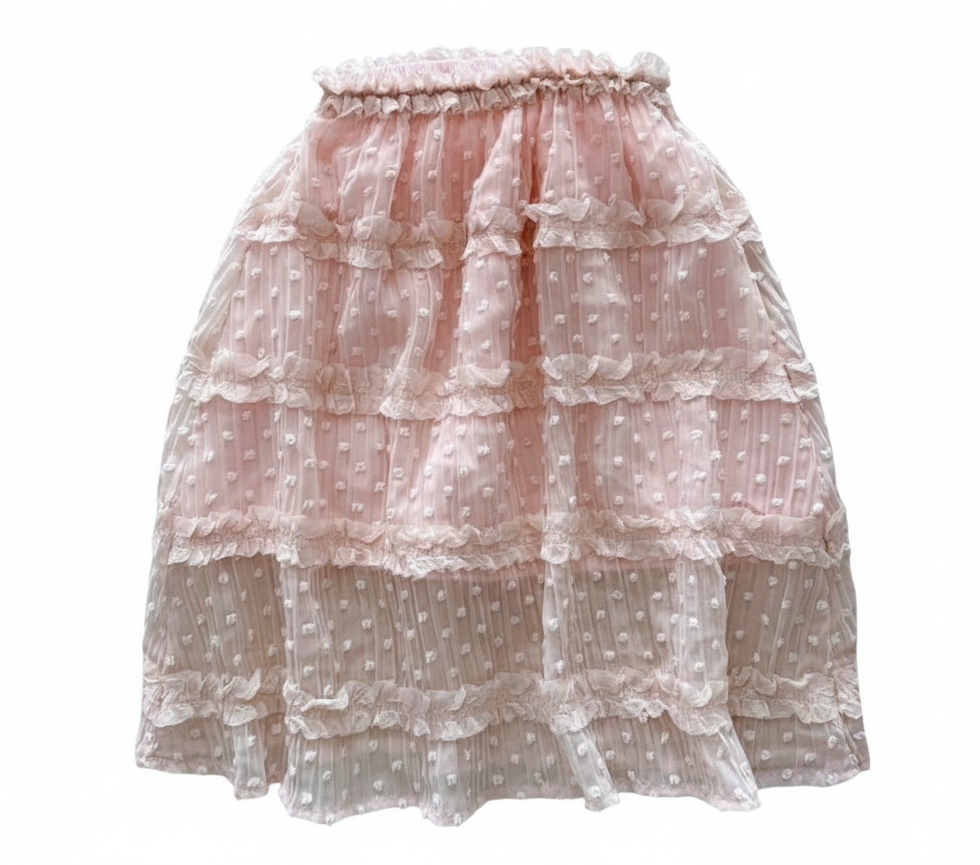 Dot Lace Skirt