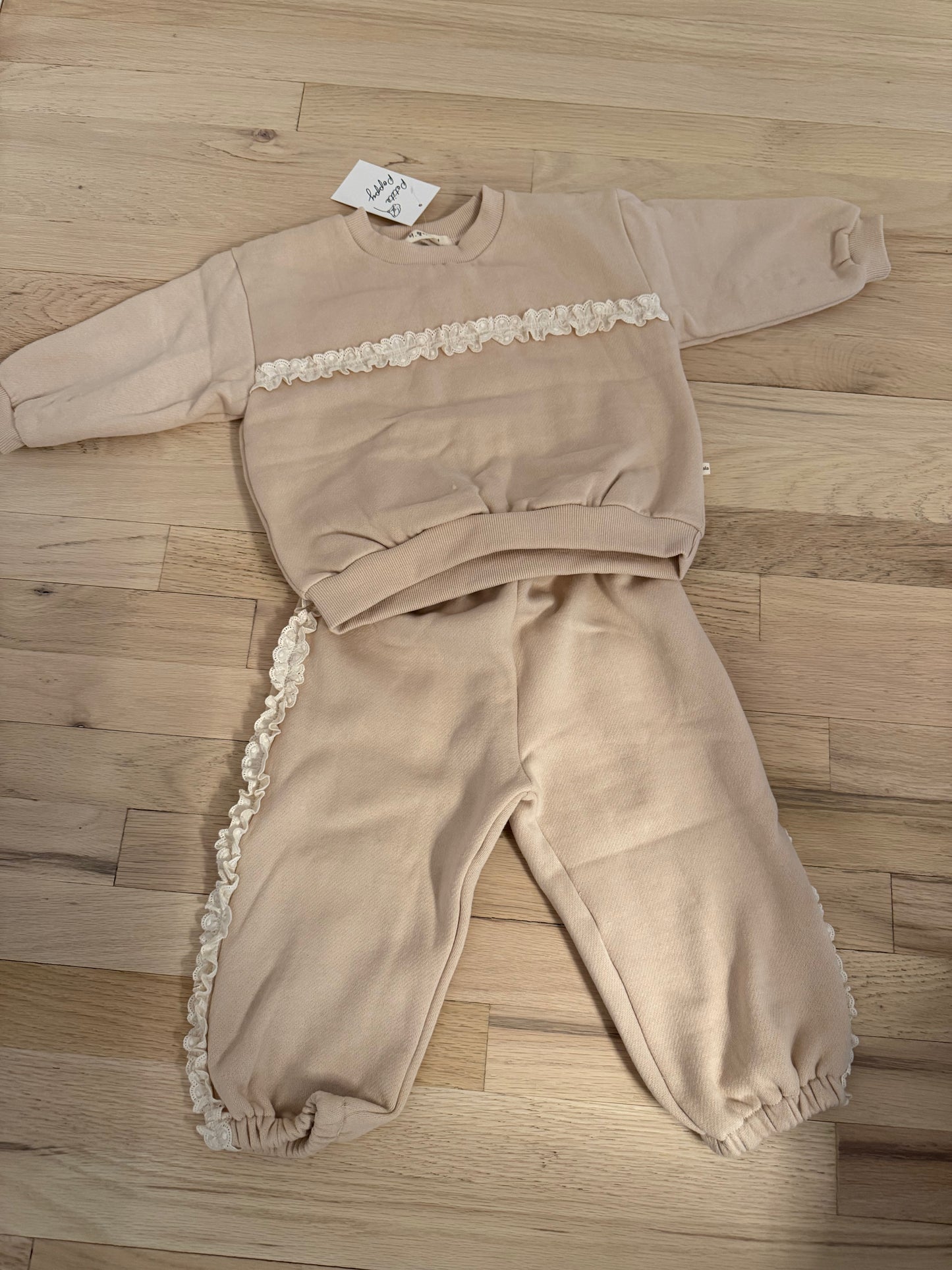 Lace Sweatshirt and Pants