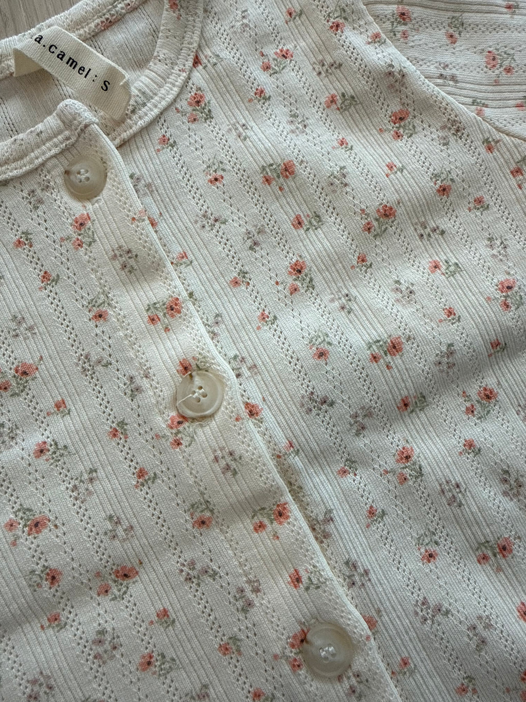 Swan Eyelet Cardigan