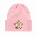 Pink Flower Beanie