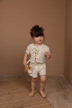 Tie-Front Tee and Shorts Set