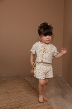 Tie-Front Tee and Shorts Set