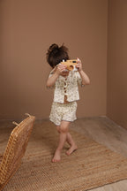 Tie-Front Tee and Shorts Set