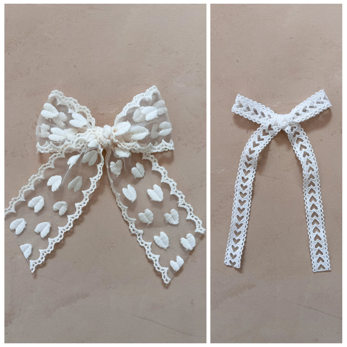 Oversized Ribbon Bow Clip