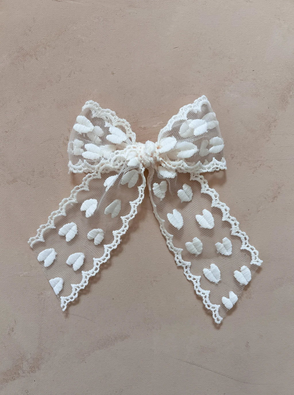 Oversized Ribbon Bow Clip
