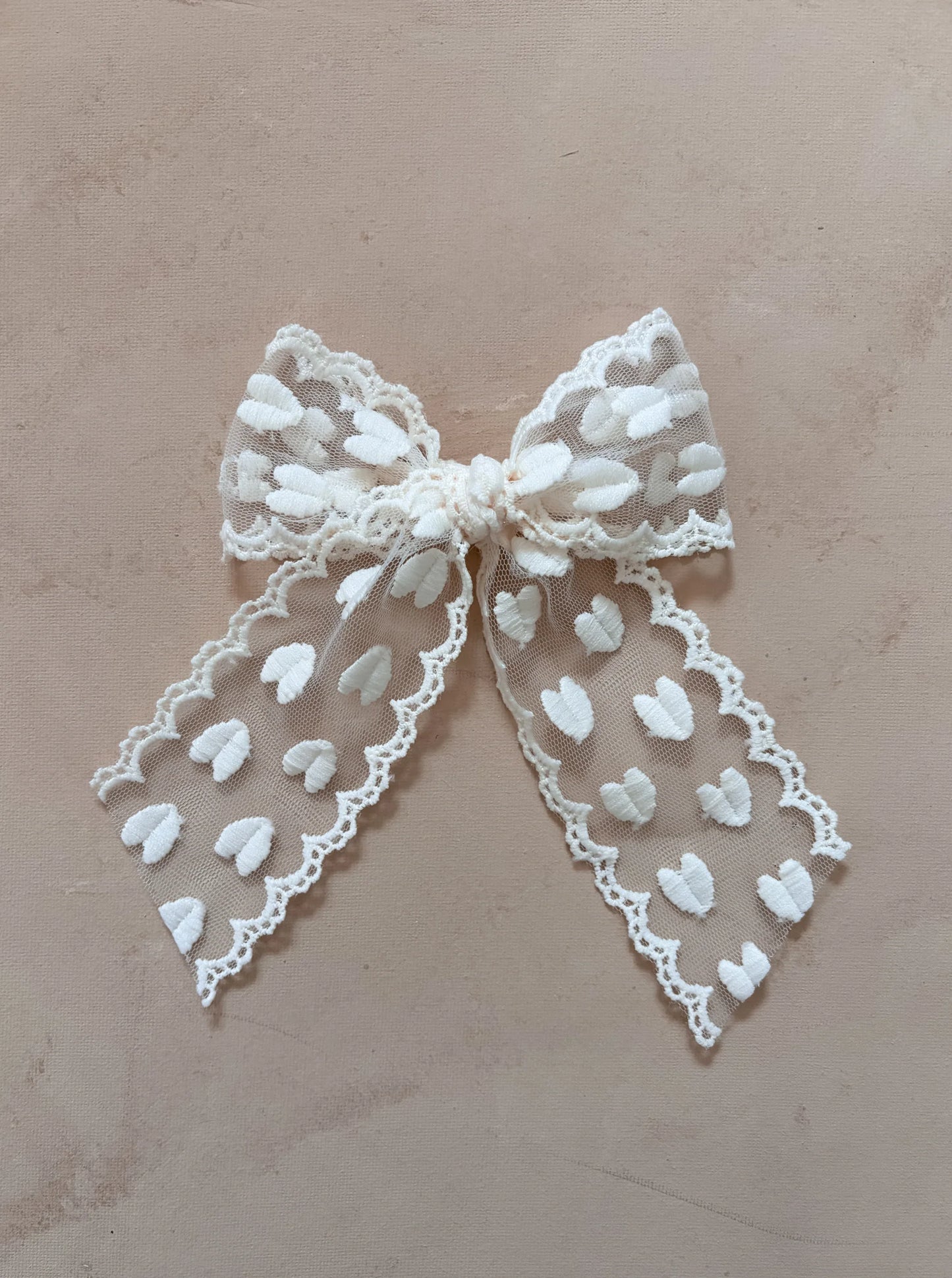 Oversized Ribbon Bow Clip