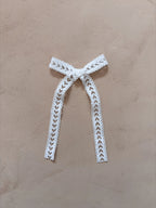 Oversized Ribbon Bow Clip