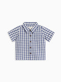 Landon Seersucker Collared Button Down Shirt