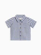Landon Seersucker Collared Button Down Shirt