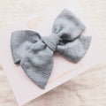 Large Handtied Bow on Clip