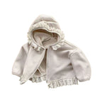 Ruffle Zip-Up Hoodie
