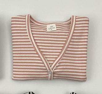 Milky Stripe Cardigan